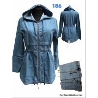 Bluzy damskie 186  Roz  M-3XL  1 kolor   
