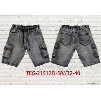 Szorty jeans męskie TEG-21512D-50 32-40 1kolor 
