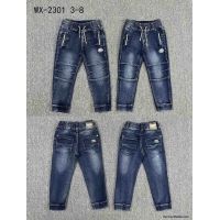 Spodnie jeans chłopięce WX-2301 3-8 Mix kolor 