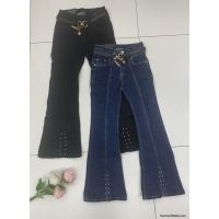 Spodnie jeans dziewczęce 6005 134-164 Mix kolor 