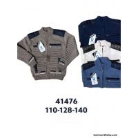 Swetry chłopięce 41476  Roz  110-140  Mix kolor   
