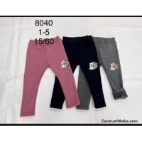 Spodnie dziewczęce 8040 1-5 Mix kolor