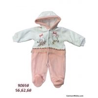 Kombinezony niemowlęce 90658-1  Roz  56-68  Mix kolor 