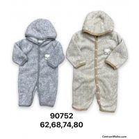 Kombinezony niemowlęce 90752  Roz  62-80  Mix kolor  