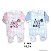 Kombinezony niemowlęce 91368  Roz  62-68  Mix kolor   