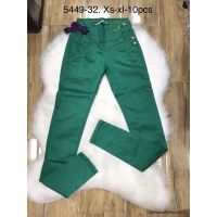 Spodnie skórzane damskie 5449-32  Roz  XS-XL  1 kolor   