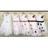 Sukienki dziewczęce F005 4-14 1kolor 