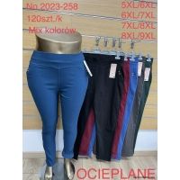 Spodnie damskie ocieplane 2023-258  5-9XL