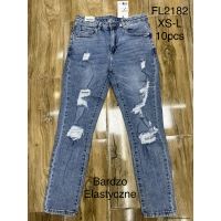 Spodnie jeans damskie FL2182 XS-L 1kolor 