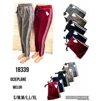 Spodnie ocieplane damska mix kolor  18339 S-XL 