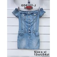 Sukienki jeans damskie GD6102-J S-XL 1kolor 