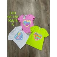 Bluzki dziewczęce CK9 98-128 Mix kolor