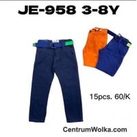 Spodnie chlopiece JE-958 3-8 mix kolor 