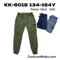 Spodnie chlopiece KK-6018 134-164 mix kolor 