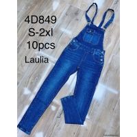 Ogrodniczki jeans damskie 4D849 S-2XL 1kolor 