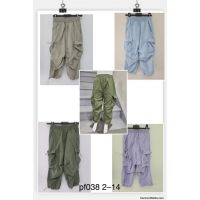 Spodnie dziewczęce  PF038    Roz   2-14     1 kolor   