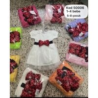 Sukienki dziewczęce 50006 1-4 1Kolor 