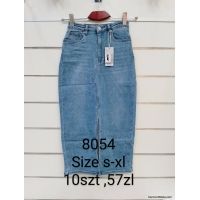 Spódnice jeans damskie 8054 S-Xl 1kolor