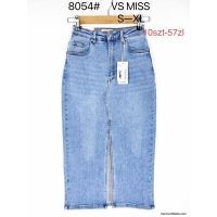 Spódnice jeans damskie 8054-1 S-Xl 1kolor 