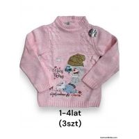 Swetry dziewczęce B31523207 1-4 1kolor