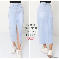 Spódnice jeans damskie HM6518 34-42 1kolor 