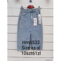 Spódnice jeans damskie HM6532 XS-XL 1kolor 
