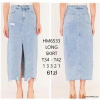 Spódnice jeans damskie HM6533 34-42 1kolor 