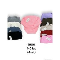 Swetry dziewczęce 1906-4 1-5 1kolor