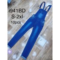 Ogrodniczki jeans damskie I941BD S-2XL 1kolor 