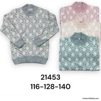 Swetry dziewczęce 21453-2 116-140 1kolor