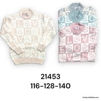 Swetry dziewczęce 21453-3 116-140 1kolor