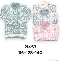 Swetry dziewczęce 21453-4 116-140 1kolor