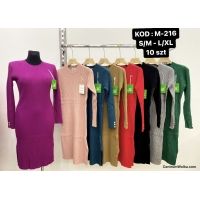 Sukienki damskie M-216 S-XL Mix kolor