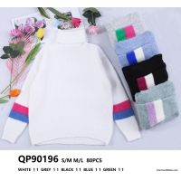 Swetry damskie QP90196 S-L Mix kolor 