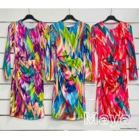 Sukienki damska  130923-146  Roz Standard Mix kolor 