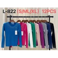 Sweter damska  120923-198  Roz  S-M-L-XL  Mix kolor  