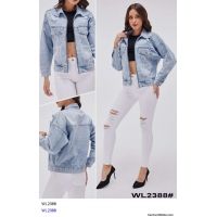 Kurtki jeans damskie 2388 1kolor