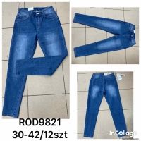 Spodnie jeans damskie 9821 30-42 1kolor