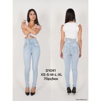 Spodnie jeans damskie D1041 XS-XL 1kolor